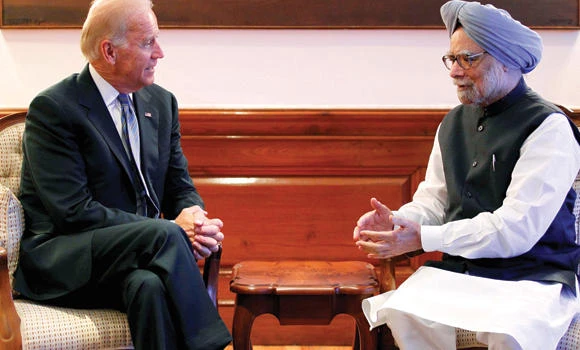 Biden calms Singh over Kabul withdrawal, focuses on trade
Biden talks in India