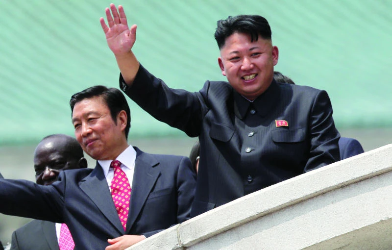 N. Korea displays military might