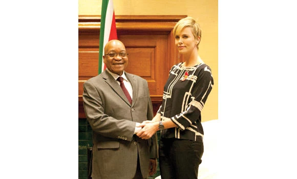 Zuma, Charlize discuss HIV