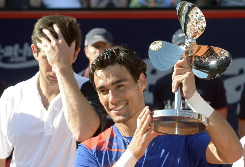 Fognini saves 3 match points, claims Hamburg final