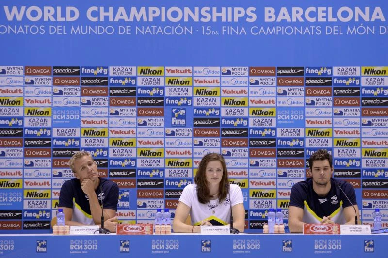 Ailing Aussie swim team has modest goals at worlds