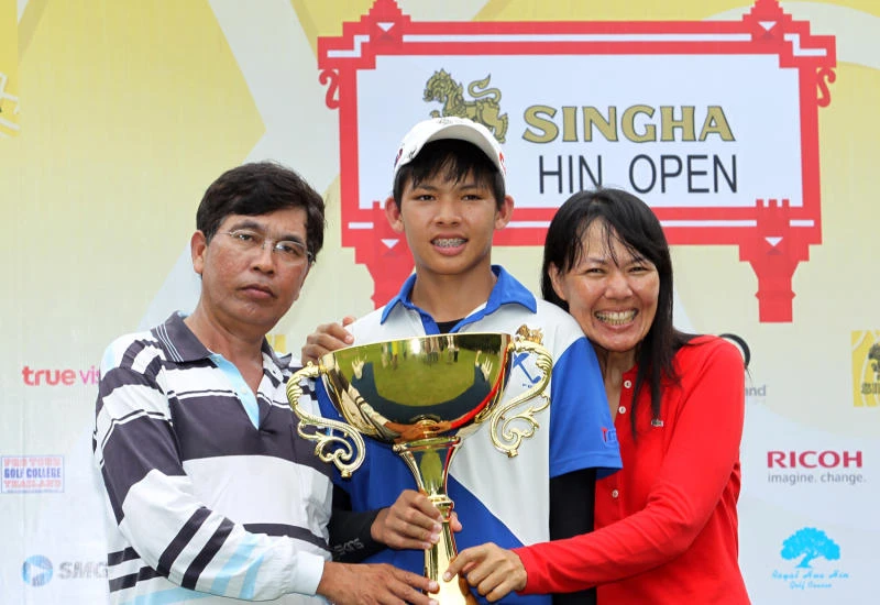 Thai wunderkind makes history on ASEAN PGA Tour