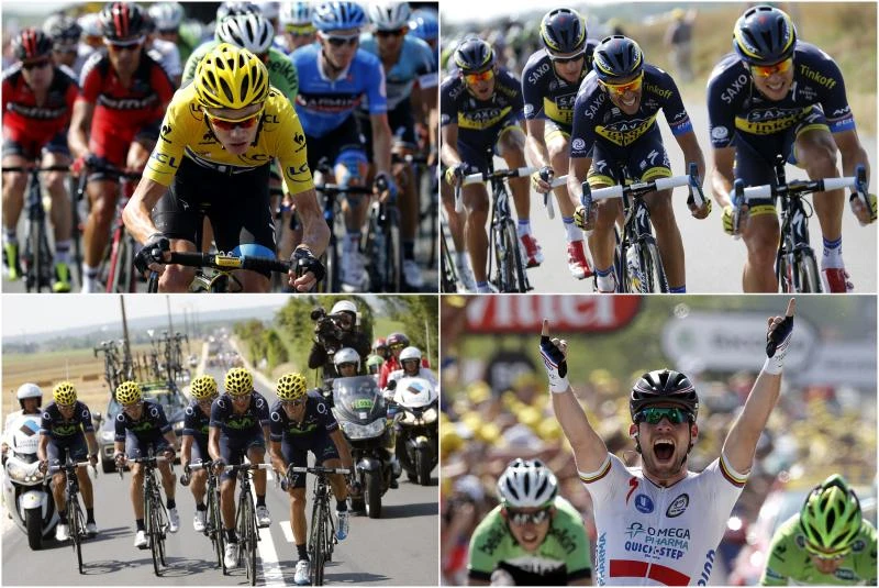 Cavendish tops 13th stage; Contador closes gap on Froome