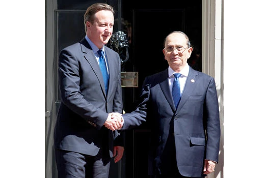 UK presses Myanmar on human rights