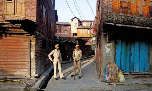 Strike, security restrictions close Indian Kashmir