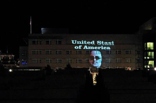 ’United Stasi of America’ beamed onto Berlin US mission