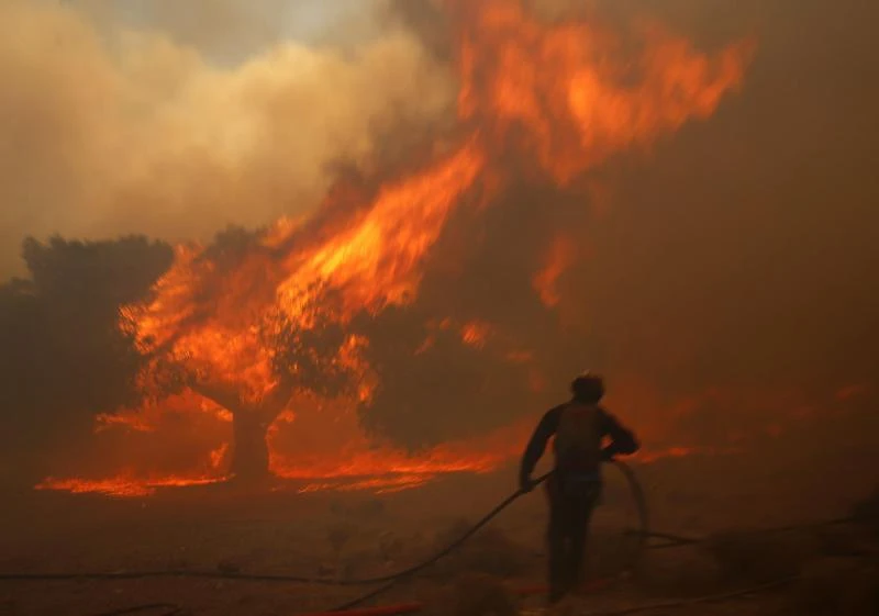 Greece takes urgent steps as wildfire rages