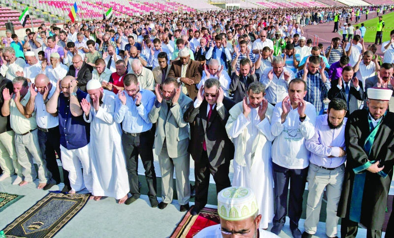 Eid marked with fervor in Asia, Europe