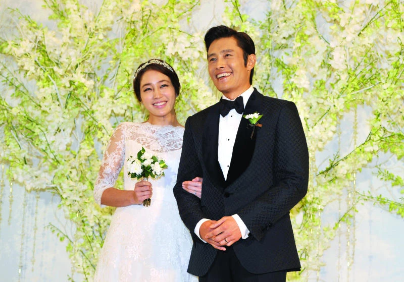 S. Korean movie star ties the knot
