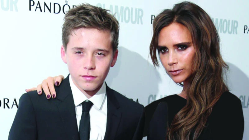 Victoria Beckham takes helicopter to son’s school