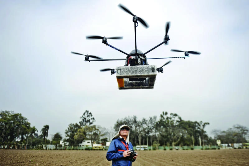 Peruvians use drones for agriculture, archaeology