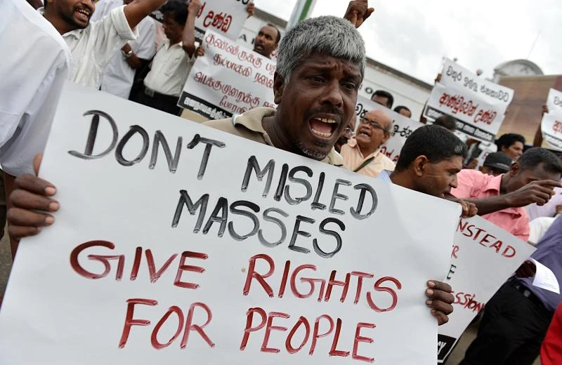 Opposition seeks foreign probe into Lanka protest deaths