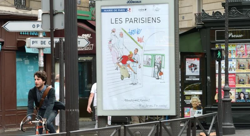 Paris pokes fun at Parisians