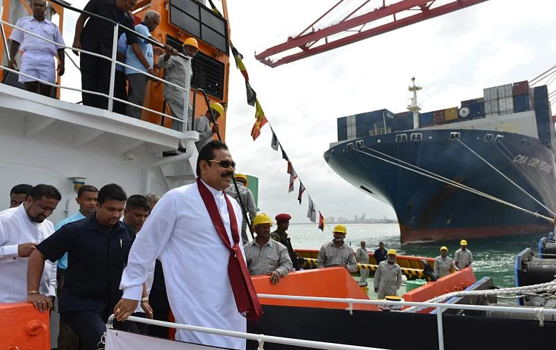 Colombo launches Chinese-built mega port