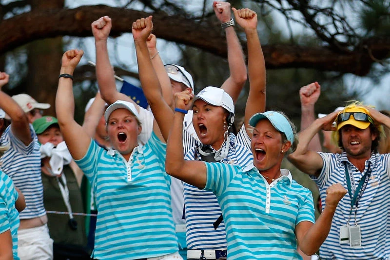Europe smells Solheim Cup victory on US soil