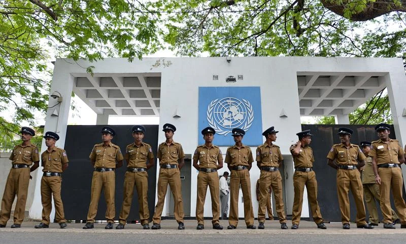 Sri Lanka monks protest UN rights chief's visit
