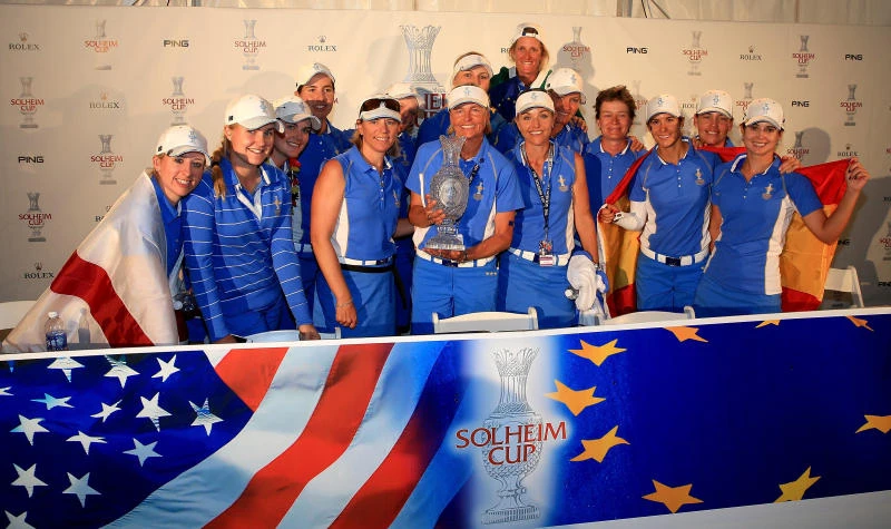 Europe claims Solheim Cup in style