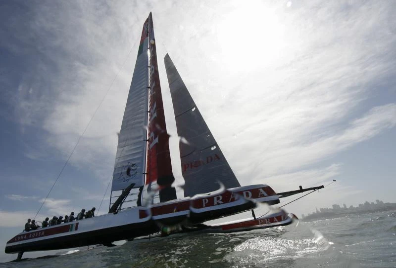 Luna Rossa beats hobbled Emirates, evens series