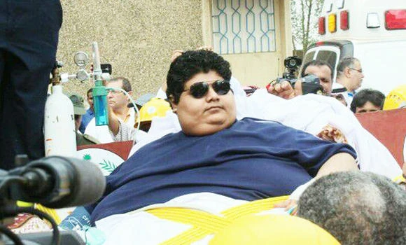 Al-Rabeeah conveys king’s greetings to obese patient
