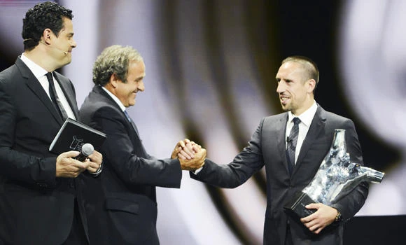 Ribery wins UEFA Best Player in Europe award