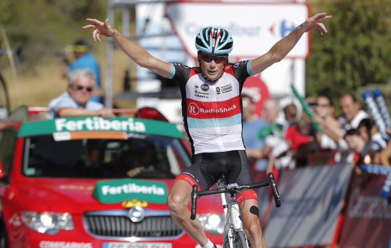 Horner back in red after winning Vuelta stage 10