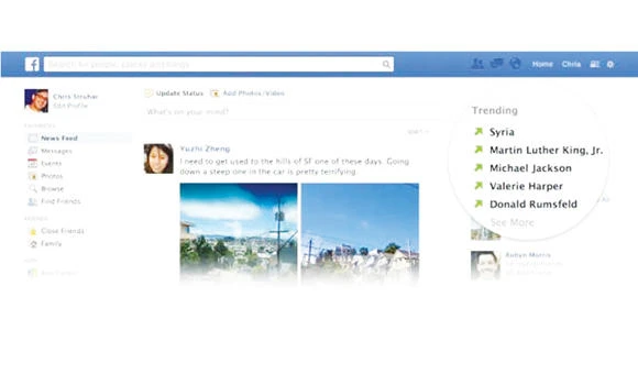 Now, Facebook is testing ‘trending’ topics