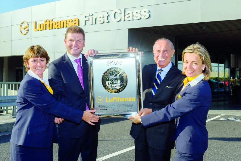 Lufthansa receives International Five Star Diamond Award