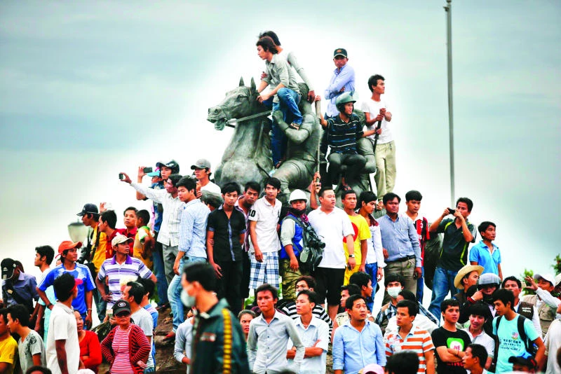 New Cambodian opposition rally keeps heat on Hun Sen