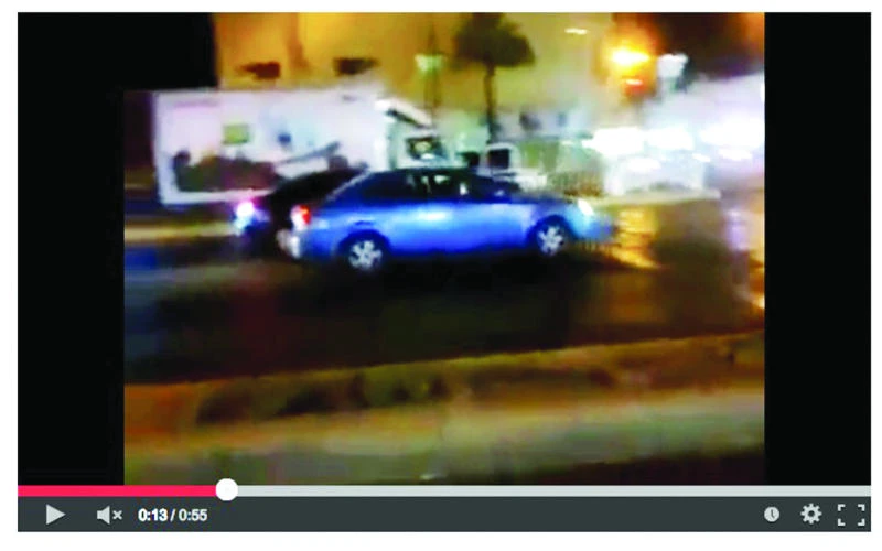 Saudi driver attempts to overload Saher camera