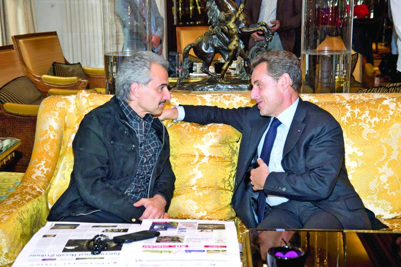 Prince Alwaleed, Sarkozy in trade talks