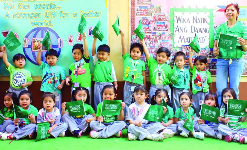 Philippine schoolchildren send greetings to Saudi counterparts