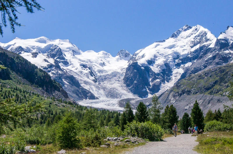 Shrinking Swiss glacier shows climate change in action