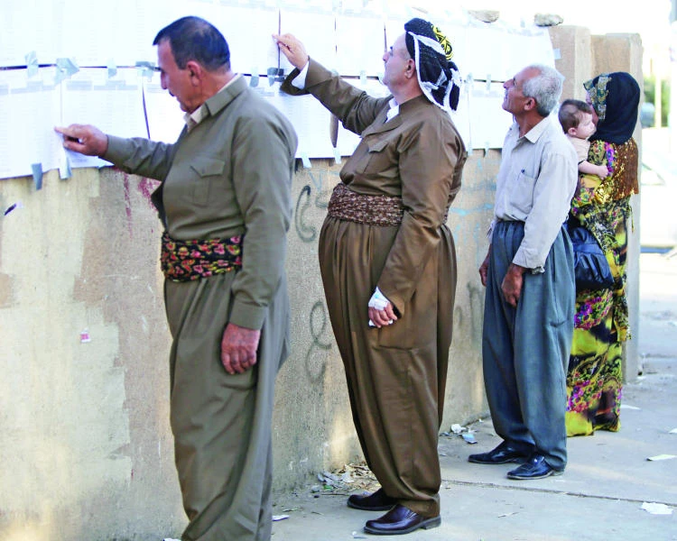 Iraqi Kurds vote for regional assembly