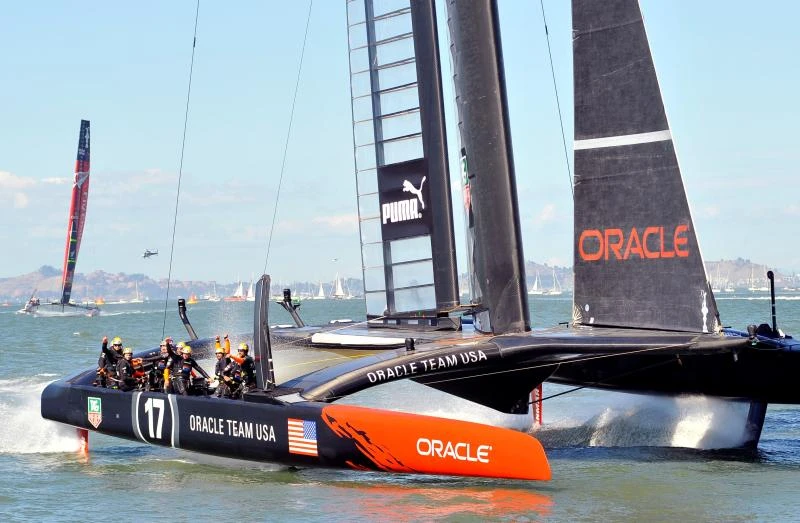 Oracle wins twice to stay alive in America’s Cup