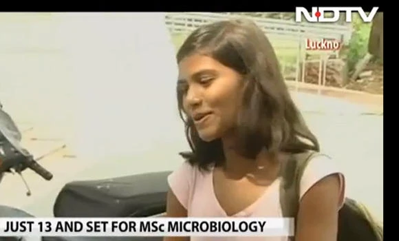 13-yr-old Indian girl begins microbiology master’s