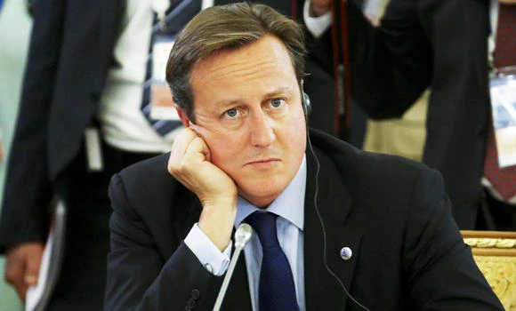 UK prime minister leaves his papers in public on train