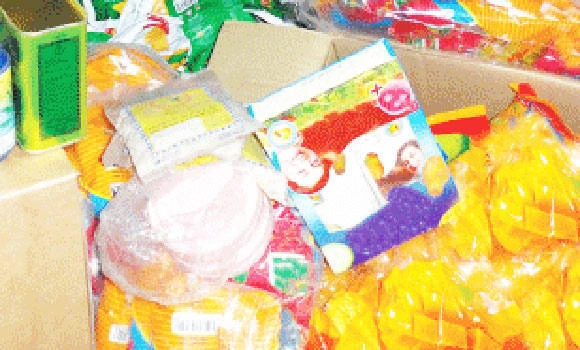 Tons of expired foodstuff seized