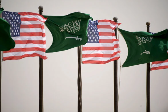 Saudi flags fly high on main roads in preparations for National Day