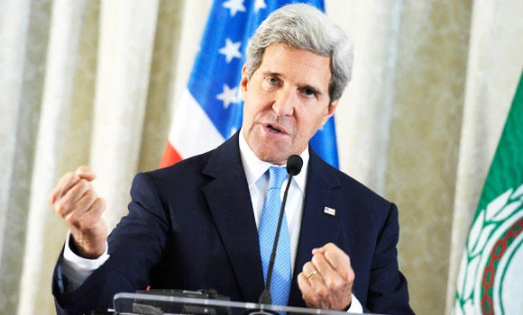 Threat of force remains real, Kerry warns Assad regime