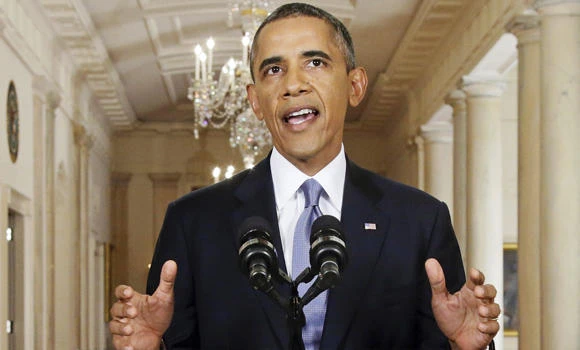 Obama balances military threats, diplomatic hope