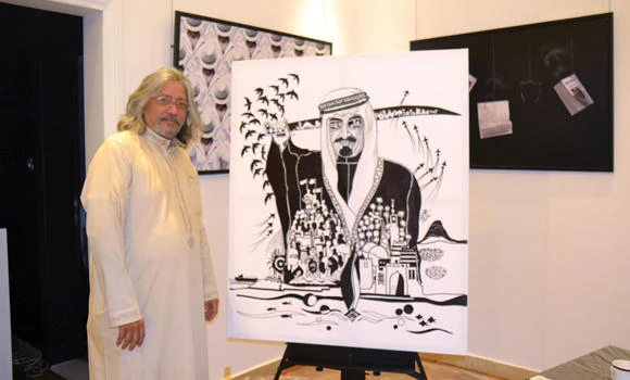 Saudi artists convey message of patriotism with paintings