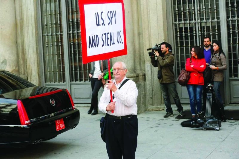 Spain enraged over US phone taps as spying row spirals
