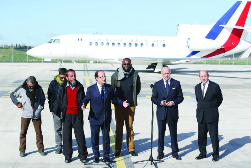 Frenchmen home after 3-year kidnap ordeal