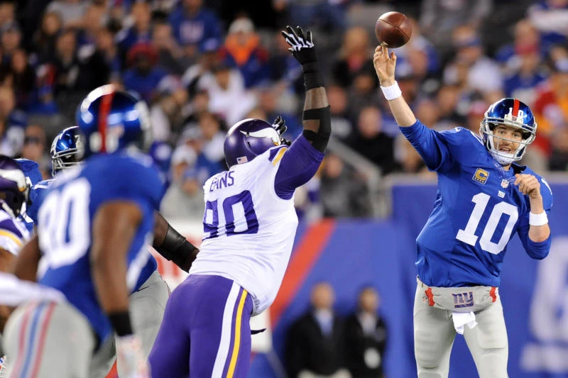 Giants taste 1st win of season vs. Vikings
