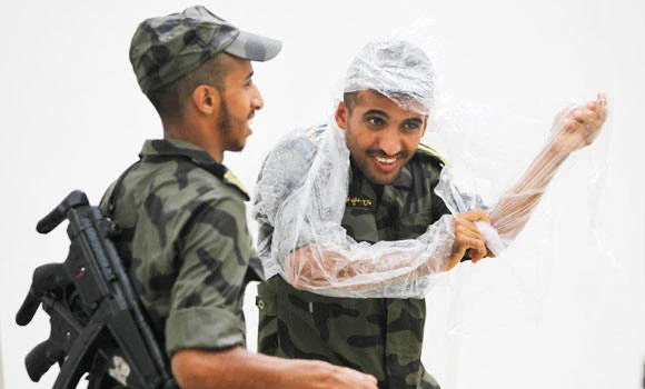 7 injured as heavy rains lash holy sites
