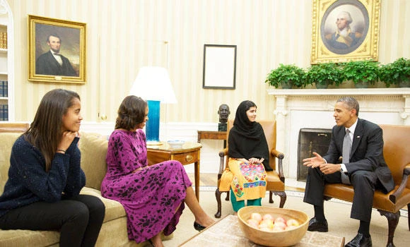 Obamas hail Malala’s work