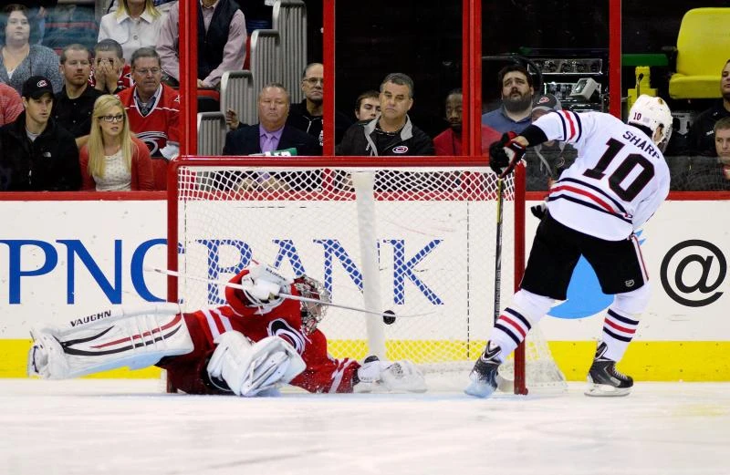 Sharp shootout goal gives Blackhawks 2,500th victory