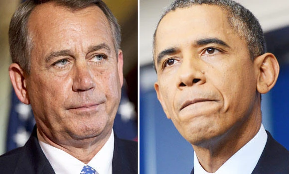 Obama, Boehner pressure each other over shutdown, default