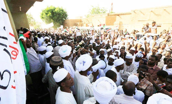 Hundreds march for ‘freedom’ in Sudan