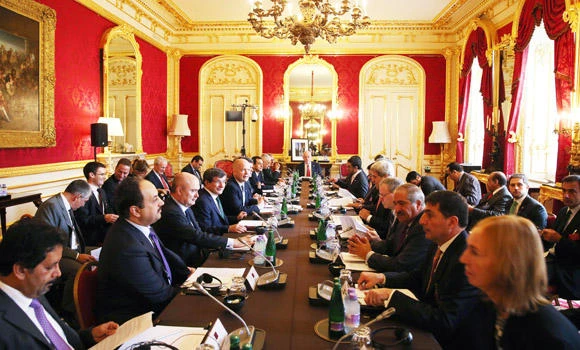 Syria meet wants no Assad role in future govt: Hague